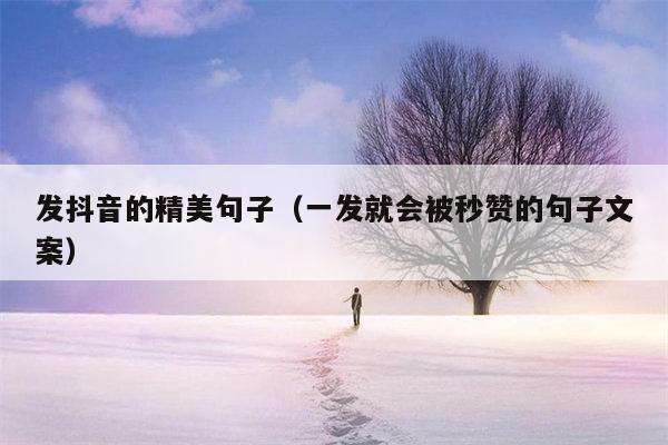 适合发抖音的励志文案(适合发抖音的高质量古风文案)
